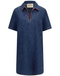 Valentino Garavani - Vlogo Signature Short-Sleeve Mini Dress - Lyst