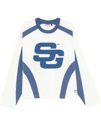 SUMMER GAMES - Logo-Print Panelled T-Shirt - Lyst