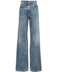 Prada - Gerade Jeans Mit Bleach-Effekt - Lyst