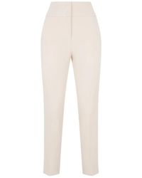 Peserico - Gerade Hose mit eingefassten Taschen - Lyst