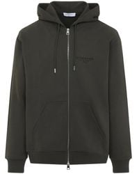 Givenchy - Kapuzenjacke mit Logo-Stickerei - Lyst