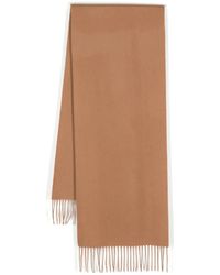 Fursac - フリンジ カシミアスカーフ - Lyst