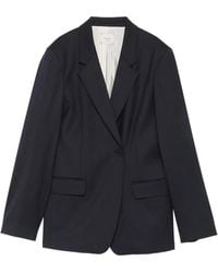 Alysi - Single-Breasted Notched-Lapels Blazer - Lyst
