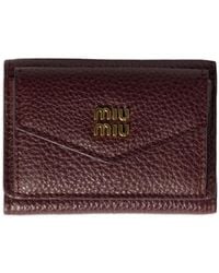 Miu Miu - Portafoglio Piccolo - Lyst
