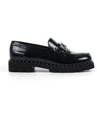 KARL LAGERFELD - Chain-Detail Loafers - Lyst