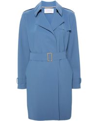 Harris Wharf London - Belted Trench Coat - Lyst