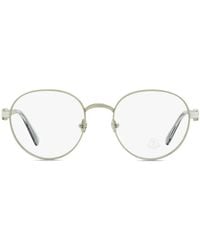 Moncler - Ml5179 Round-Frame Optical Glasses - Lyst