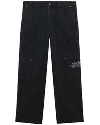 Off-White c/o Virgil Abloh - Script Garment-Dyed Cargo Pants - Lyst