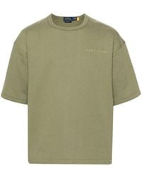 Polo Ralph Lauren - Olive Logo Print T-shirt - Men's - Cotton/recycled Polyester - Lyst