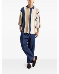 Casey Casey - Patchwork Striped Shirt - Lyst
