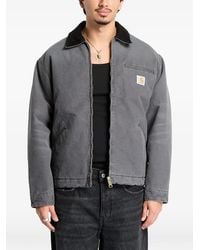 Carhartt - Og Detroit Cotton Zip-Up Jacket - Lyst