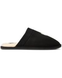 Polo Ralph Lauren - Embroidered-Logo Slippers - Lyst