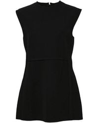 Jil Sander - Crew-Neck Silk Top - Lyst