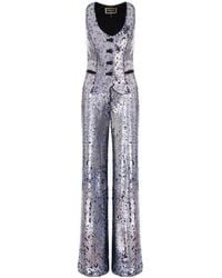 MITILIANE COUTURE - Button-Sequin Trousers - Lyst