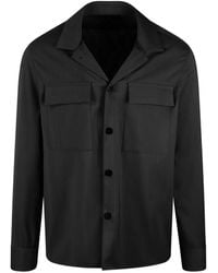 Low Brand - Wool Shirt - Lyst