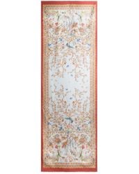 Etro - Silk Scarf With Flora And Fauna Motif - Lyst
