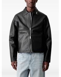 HELIOT EMIL - Logo-Plaque Zip-Up Jacket - Lyst