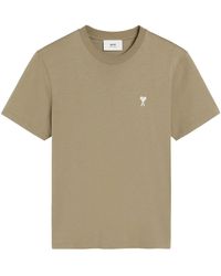 Ami Paris - Cotton Ami De Coeur T-Shirt - Lyst