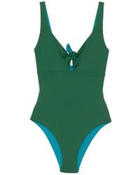 Fisico - Badpak Met Colourblocking En Geknoopt Detail - Lyst
