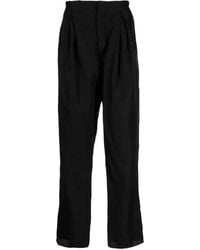 SAPIO - Pleat-detail Straight-leg Trousers - Lyst
