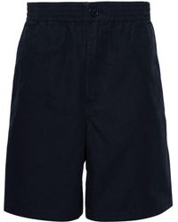 A.P.C. - Shorts con cintura elástica - Lyst