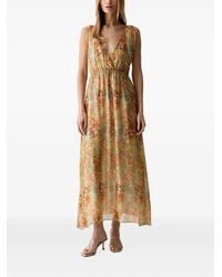 ViCOLO - Floral-Pattern Maxi Dress - Lyst