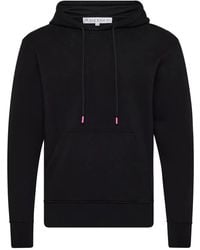 JW Anderson - Hoodie With Lace Details And Logo Print - Lyst