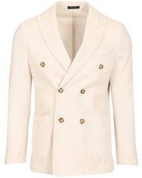 Al Duca d'Aosta - Double-Breasted Peak-Lapel Jacket - Lyst