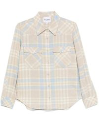 Kujten - Lumber Check-Pattern Button-Up Shirt - Lyst