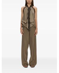 Christopher Esber - Vera Bias Wide Leg Trousers - Lyst
