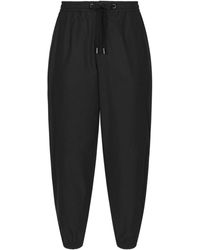 Dolce & Gabbana - Drawstring-waist Cotton Track Pants - Lyst