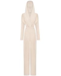 ANNAFOXY - Combinaison À Design Drapé - Lyst