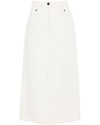 Brunello Cucinelli - Linen Skirt - Lyst