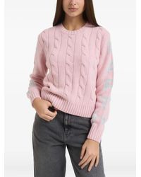 MC2 Saint Barth - Cable-Knit Sweater - Lyst