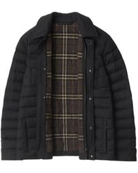 Burberry - Two-Way Zip-Closure Padded Jacket - Lyst