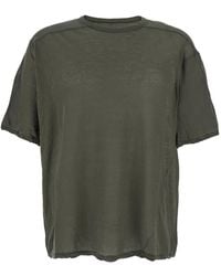 Rick Owens - 'Brad' Crewneck T-Shirt With Rear Stitching - Lyst