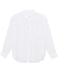120% Lino - Long-Sleeve Linen Shirt - Lyst