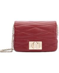 Furla - Mini Mala Quilted Chain Cross Body Bag - Lyst