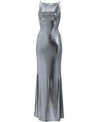 retroféte - Romilly Metallic Open-back Gown - Lyst
