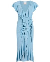 Cinq À Sept - Robe Asymétrique Malak À Volants - Lyst