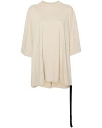 Rick Owens - Drop-shoulder Cotton T-shirt - Lyst