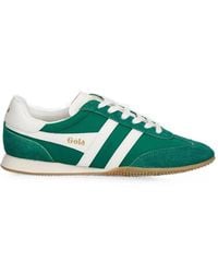 Gola - Sprinter Suede-Panelled Sneakers - Lyst