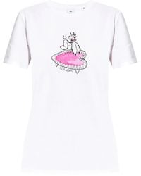 Paul Smith - Poodle Print Cotton T-Shirt - Lyst