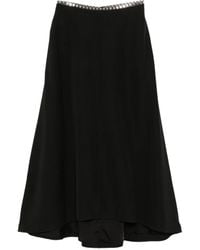 Jil Sander - Buttoned-Waist Skirt - Lyst