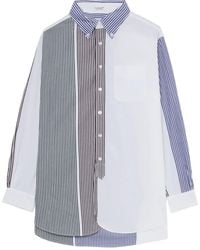 Engineered Garments - Chemise En Coton À Rayures - Lyst