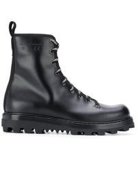 OAMC Lace Up Military Boots - Black