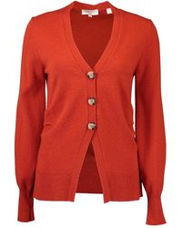 Veronica Beard - Lamotte Vest Met Knopen En V-Hals - Lyst