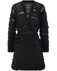 CFCL - Lurex-Knit Belted Cardigan - Lyst