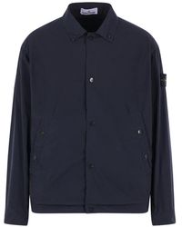 Stone Island - Giacca 4100041 Light Compact Touch Poly-Tc - Lyst