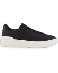 Balmain - B-Court Leather Sneakers - Lyst